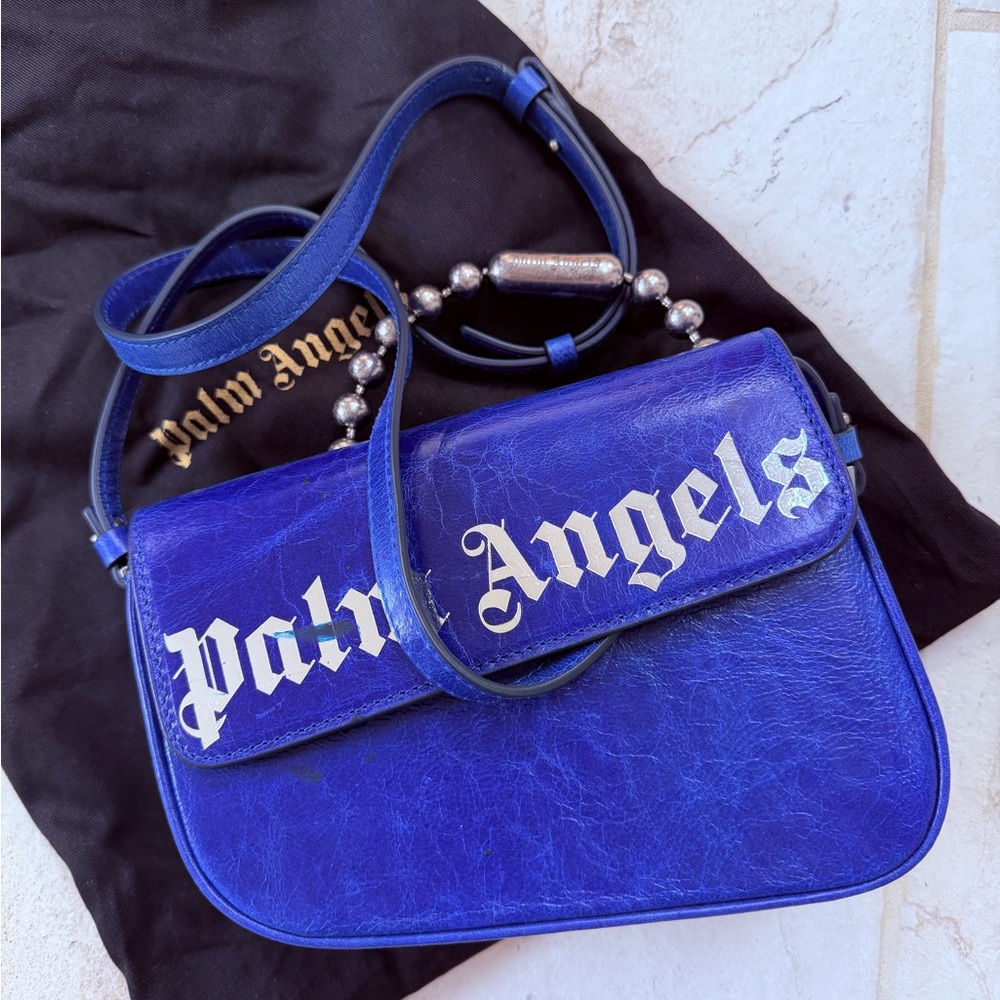Palm Angels Vibrant Blue Crossbody Bag